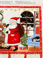 Jolly Saint Nick -  Advent Calendar Panel 128 By Makower UK