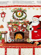 Jolly Saint Nick -  Advent Calendar Panel 128 By Makower UK