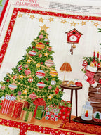 Jolly Saint Nick -  Advent Calendar Panel 128 By Makower UK