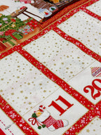 Jolly Saint Nick -  Advent Calendar Panel 128 By Makower UK