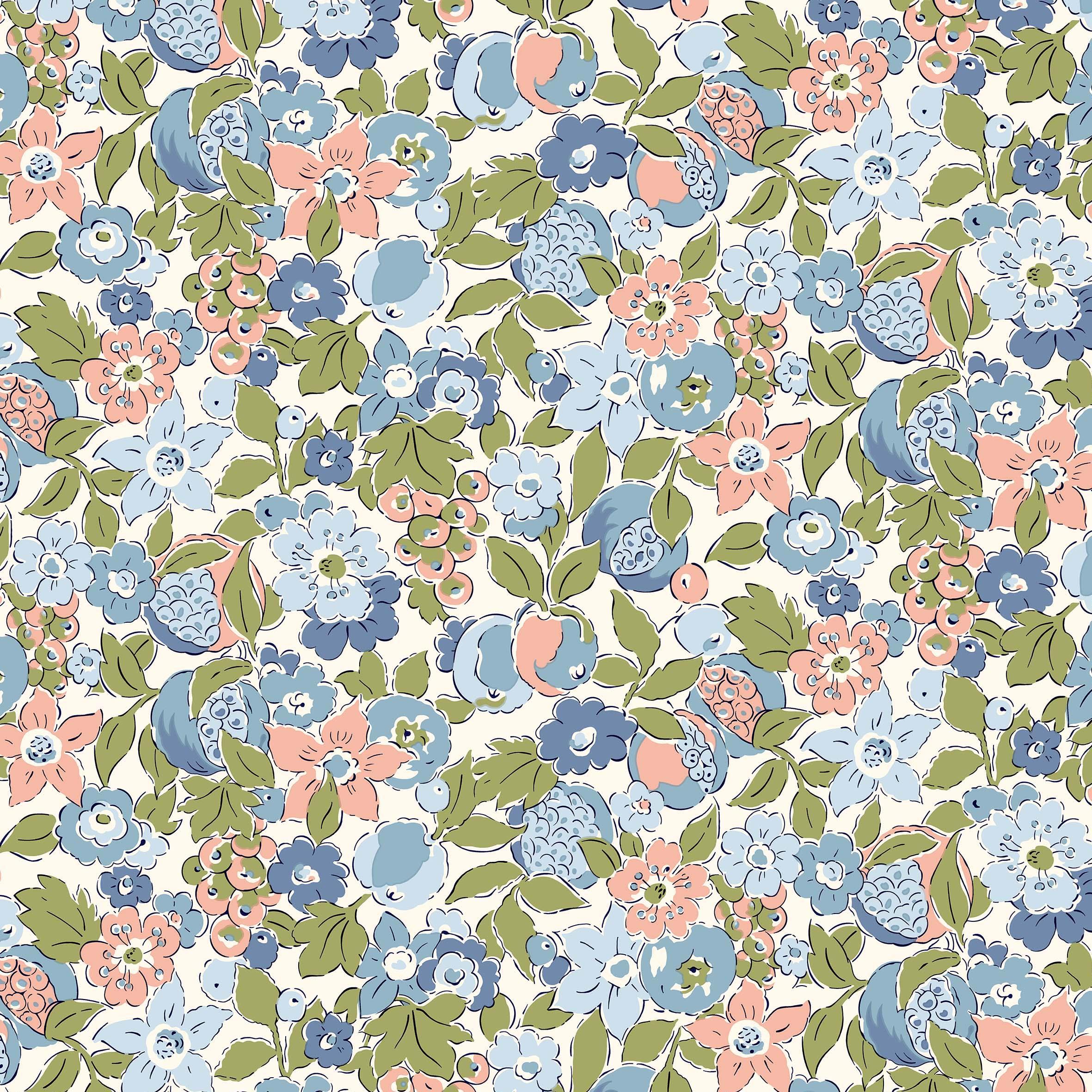 Liberty Tree Of Life Lasenby Cotton - Bountiful Fruits