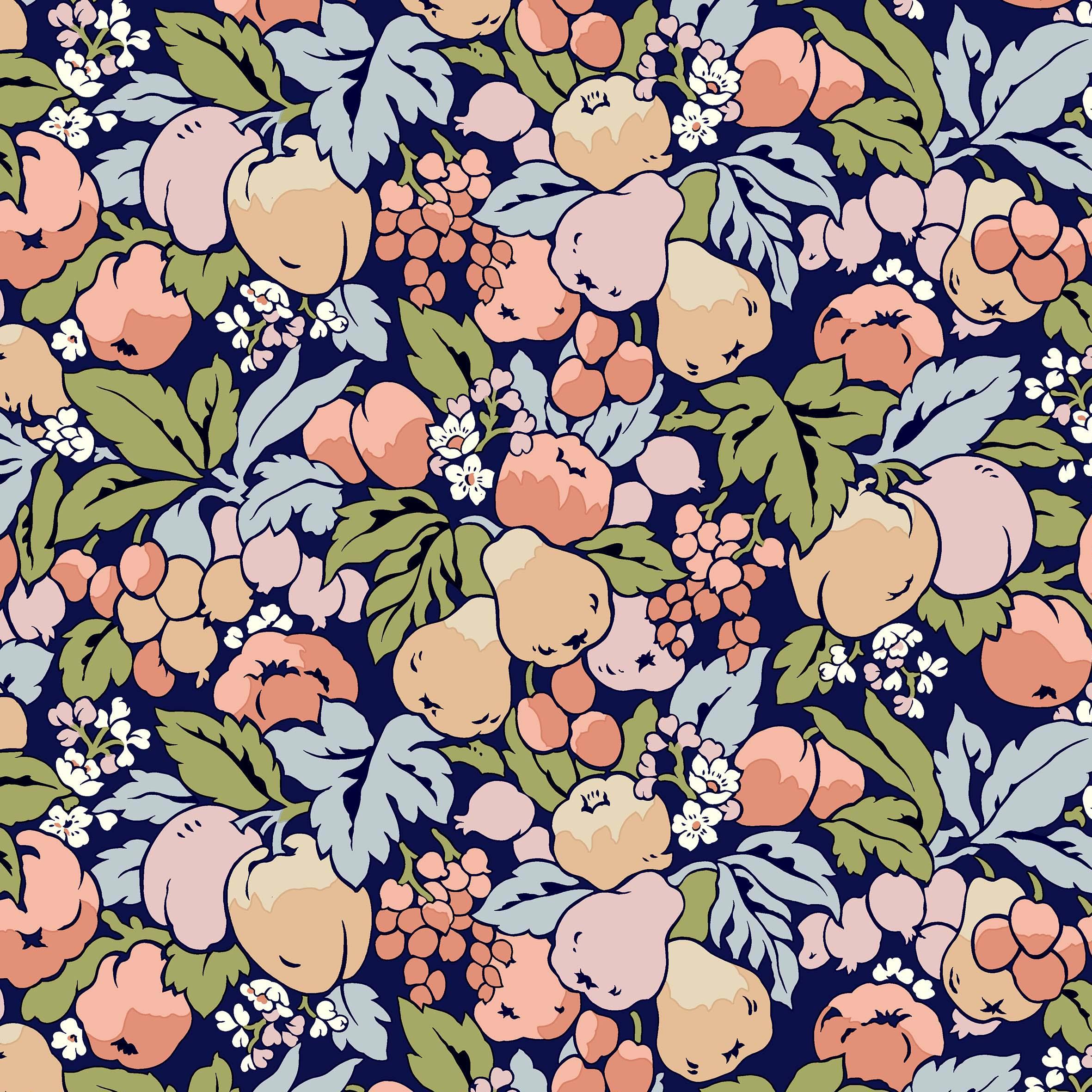 Liberty Tree Of Life Lasenby Cotton - Orchard Harvest