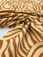 Light & Lush Viscose By Stof Of Denmark - Cinnamon Swirl