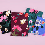 Digital Colette French Terry Black By Nerida Hansen 83cm Remnant