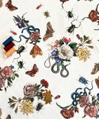 Lady McElroy Cobra Corsage Chantilly Cream Cotton Marlie Lawn