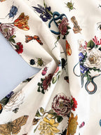 Lady McElroy Cobra Corsage Chantilly Cream Cotton Marlie Lawn