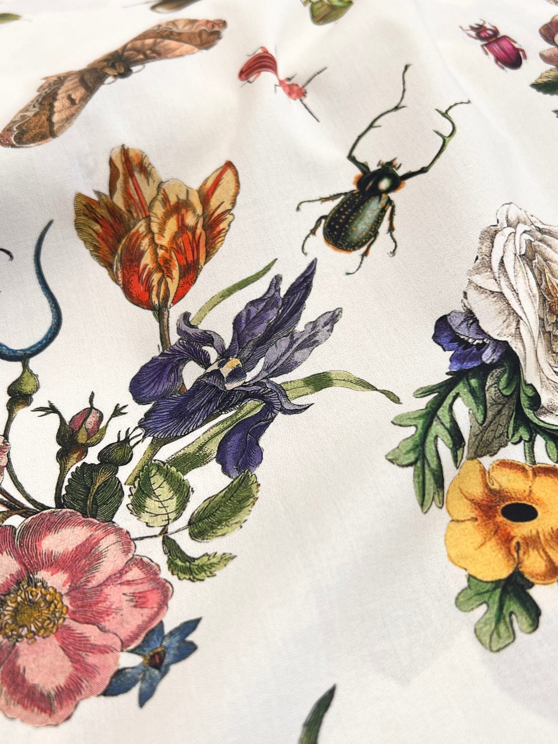 Lady McElroy Cobra Corsage Chantilly Cream Cotton Marlie Lawn