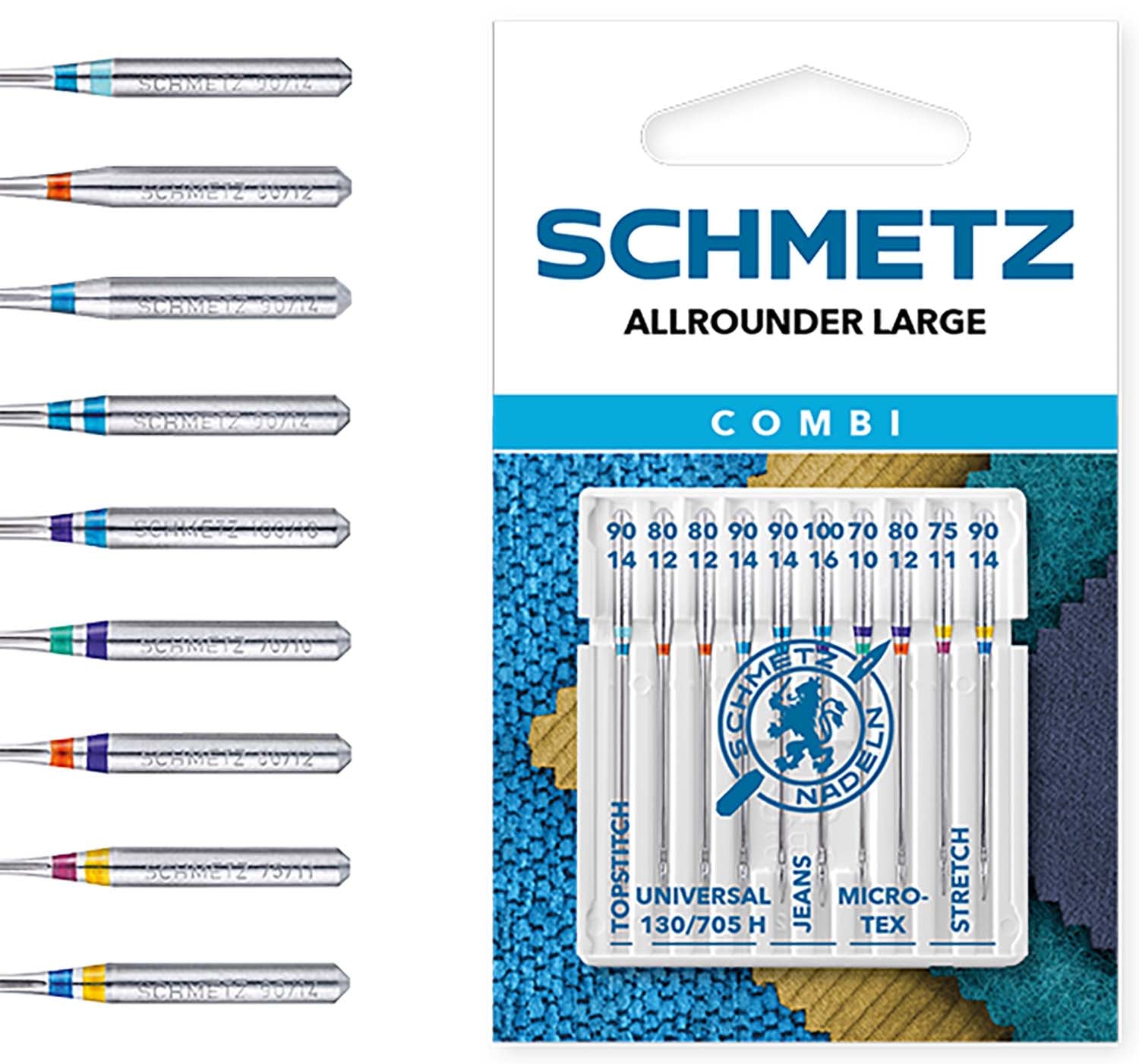 Schmetz Sewing Machine Needles - Universal 130/705 10 Pack