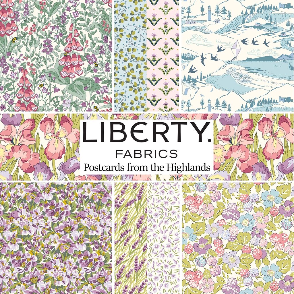 Liberty Iris Muriel - Postcard From The Highlands Quilting Cotton