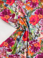 Lady McElroy Hazy Blooms Vienna Viscose Lawn 50cm Remnant