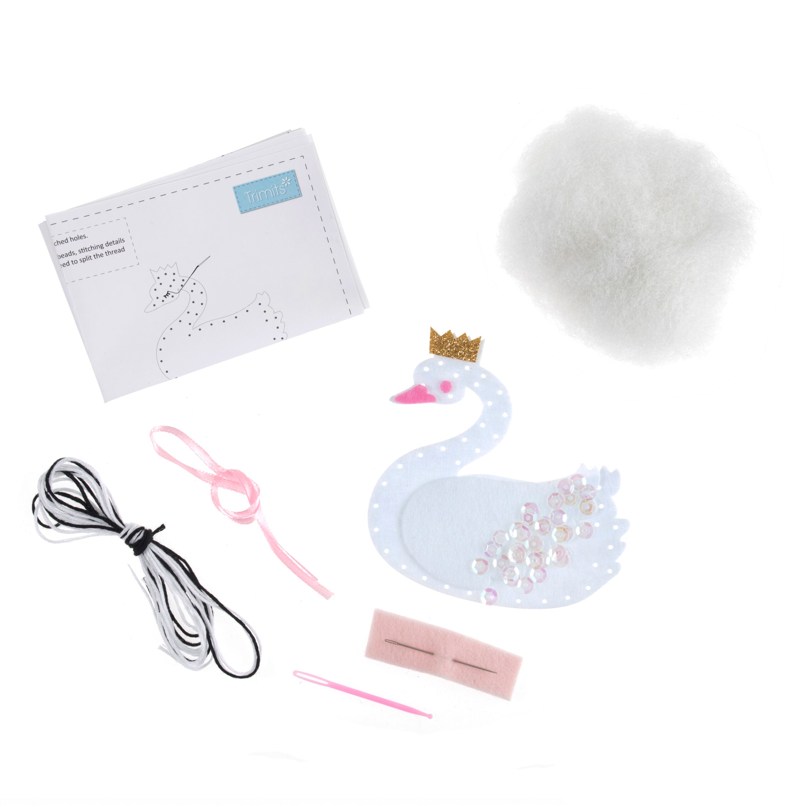 Felt Decoration Kit - Swan