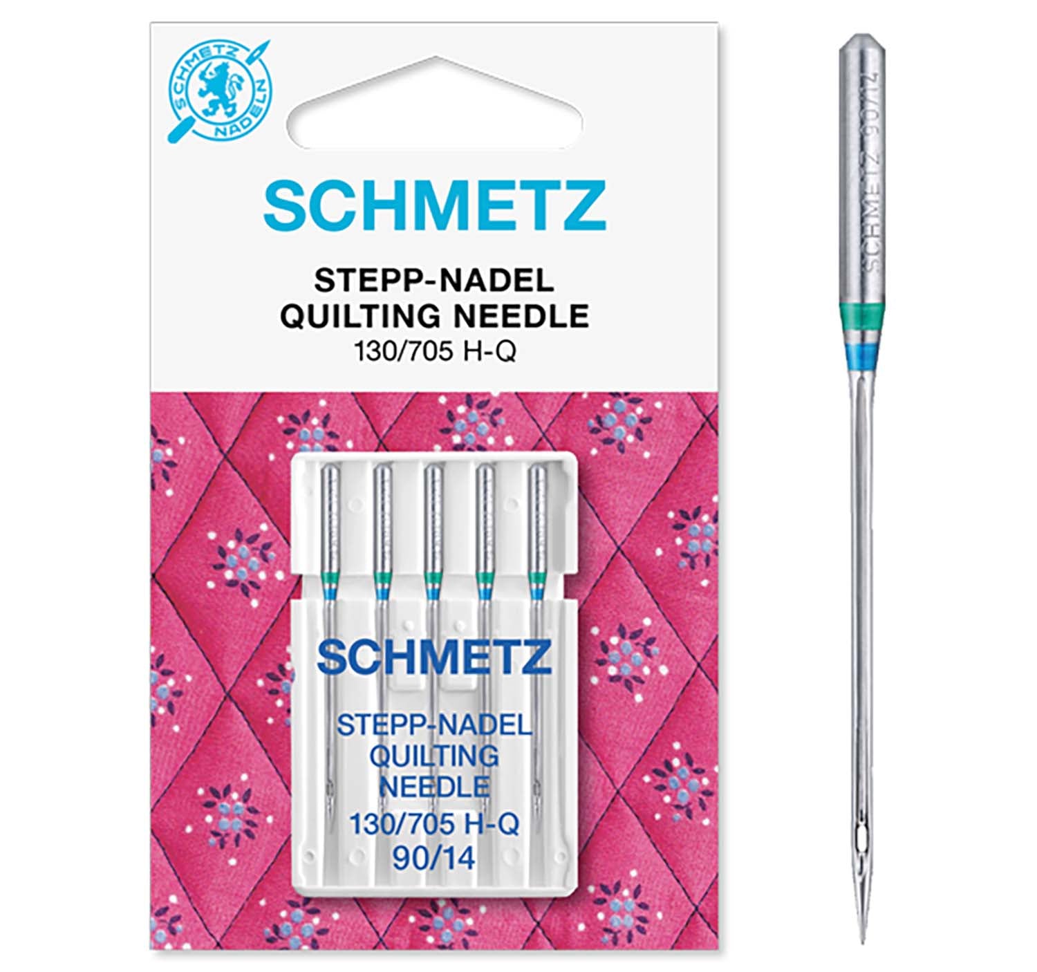 Schmetz Sewing Machine Needles - Quilting Needles 90/14 5 Pack
