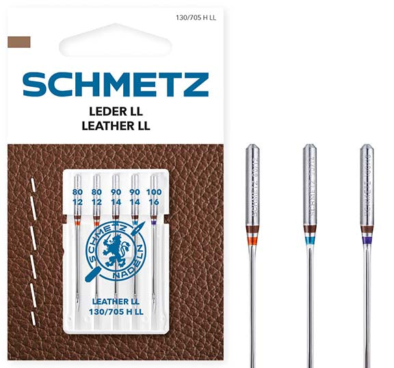 Schmetz Sewing Machine Needles - Leather Assorted Sizes