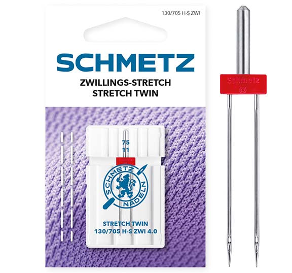 Schmetz Sewing Machine Needles - Stretch Twin 75/11