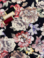 Autumn Rose Viscose Linen Blend