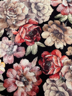 Autumn Rose Viscose Linen Blend