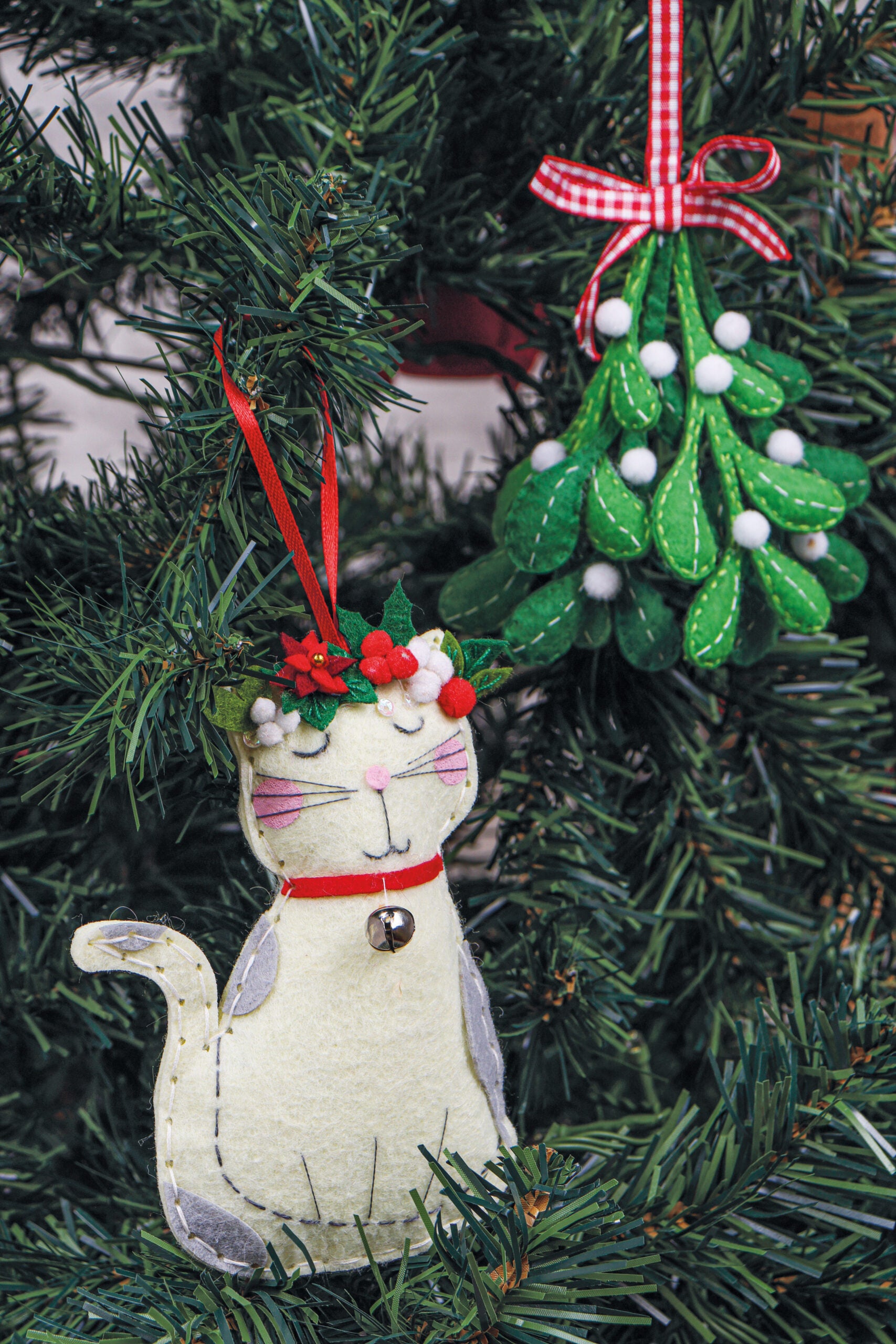 Felt Decoration Kit - Christmas Cat