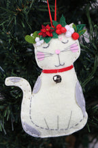 Felt Decoration Kit - Christmas Cat