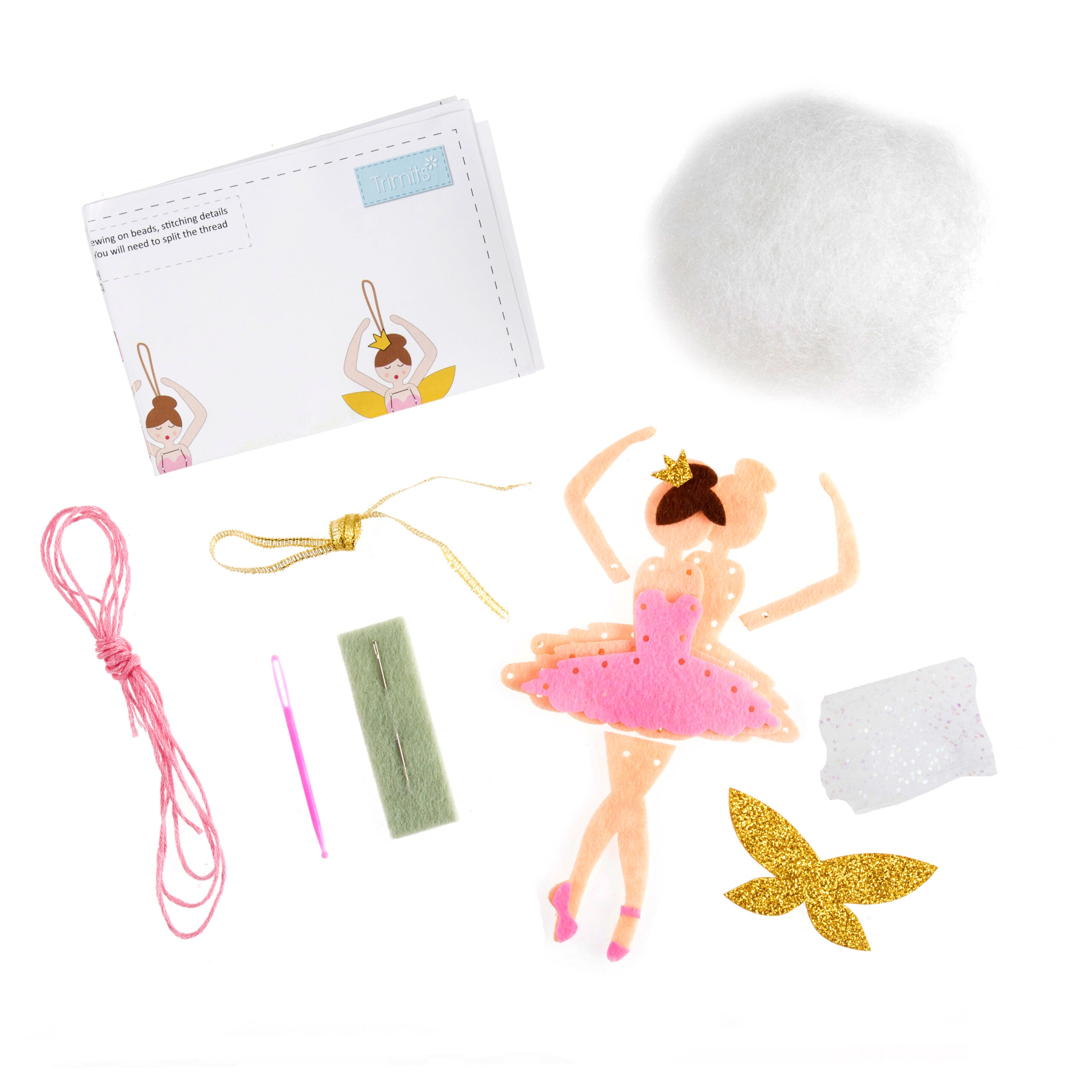 Felt Decoration Kit - Sugar Plum Fairy