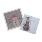 Mini Cross Stitch Kit - Snowman