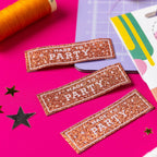 Made To Party Woven Labels By Little Rosy Cheeks