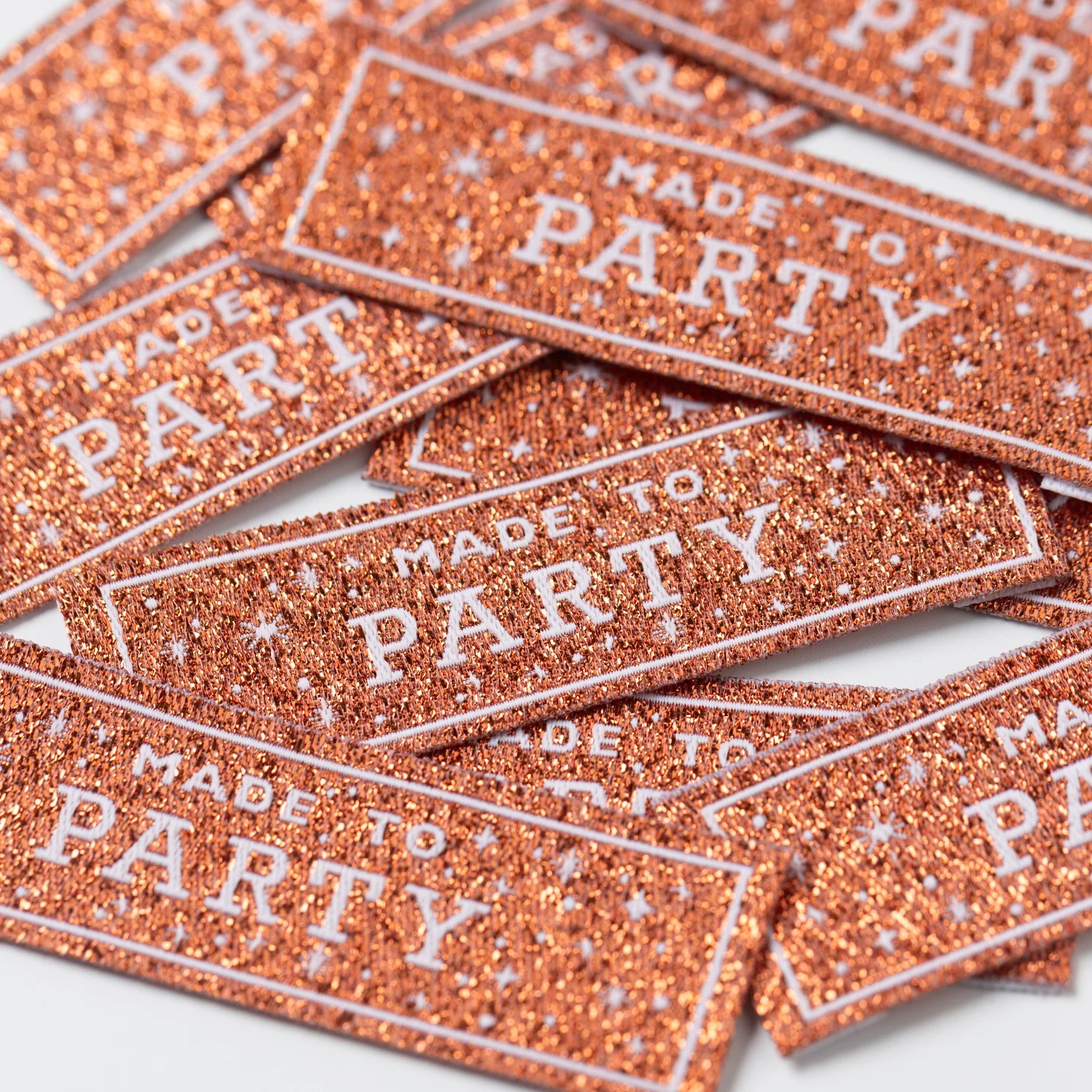 Made To Party Woven Labels By Little Rosy Cheeks