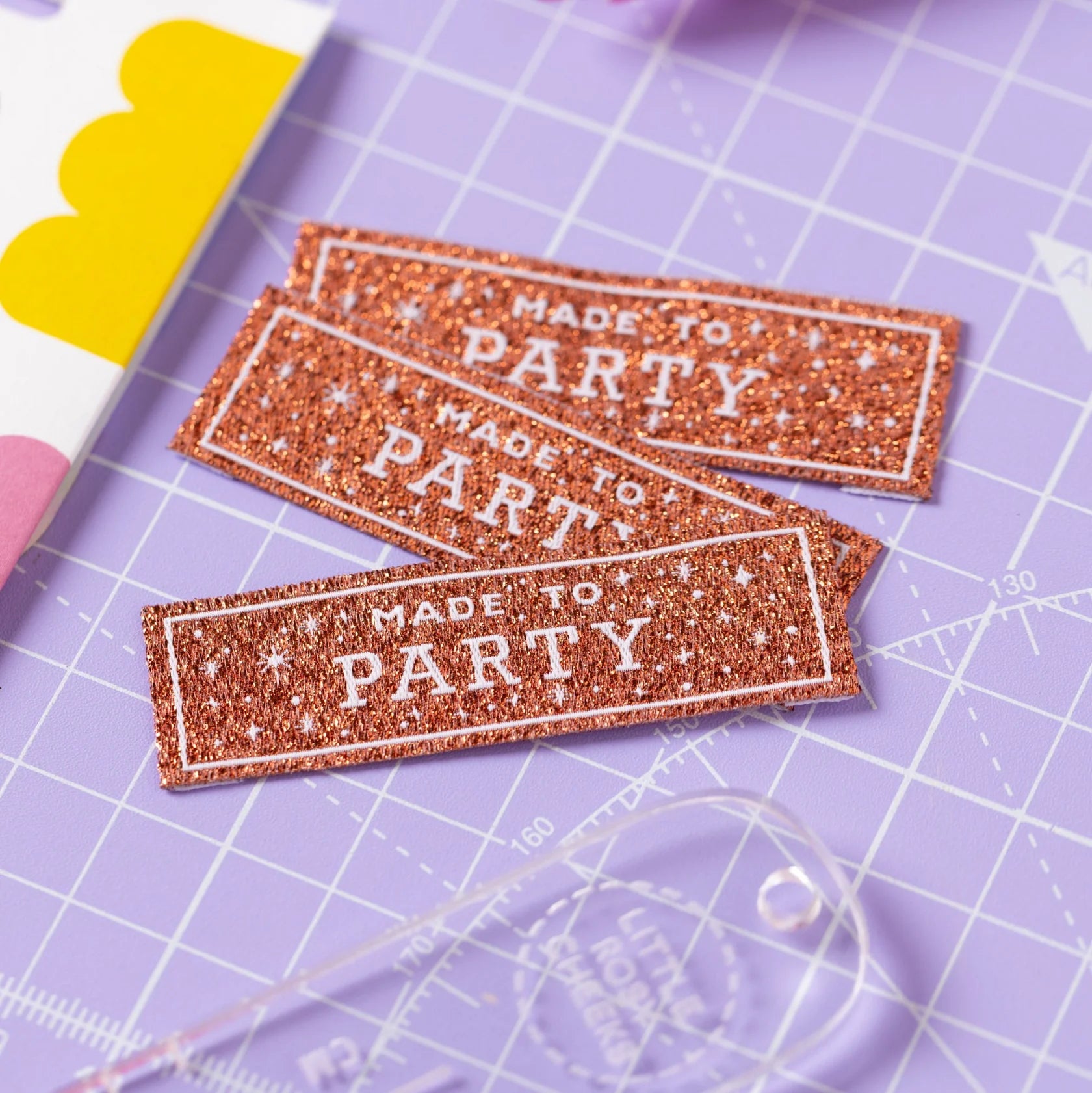 Made To Party Woven Labels By Little Rosy Cheeks