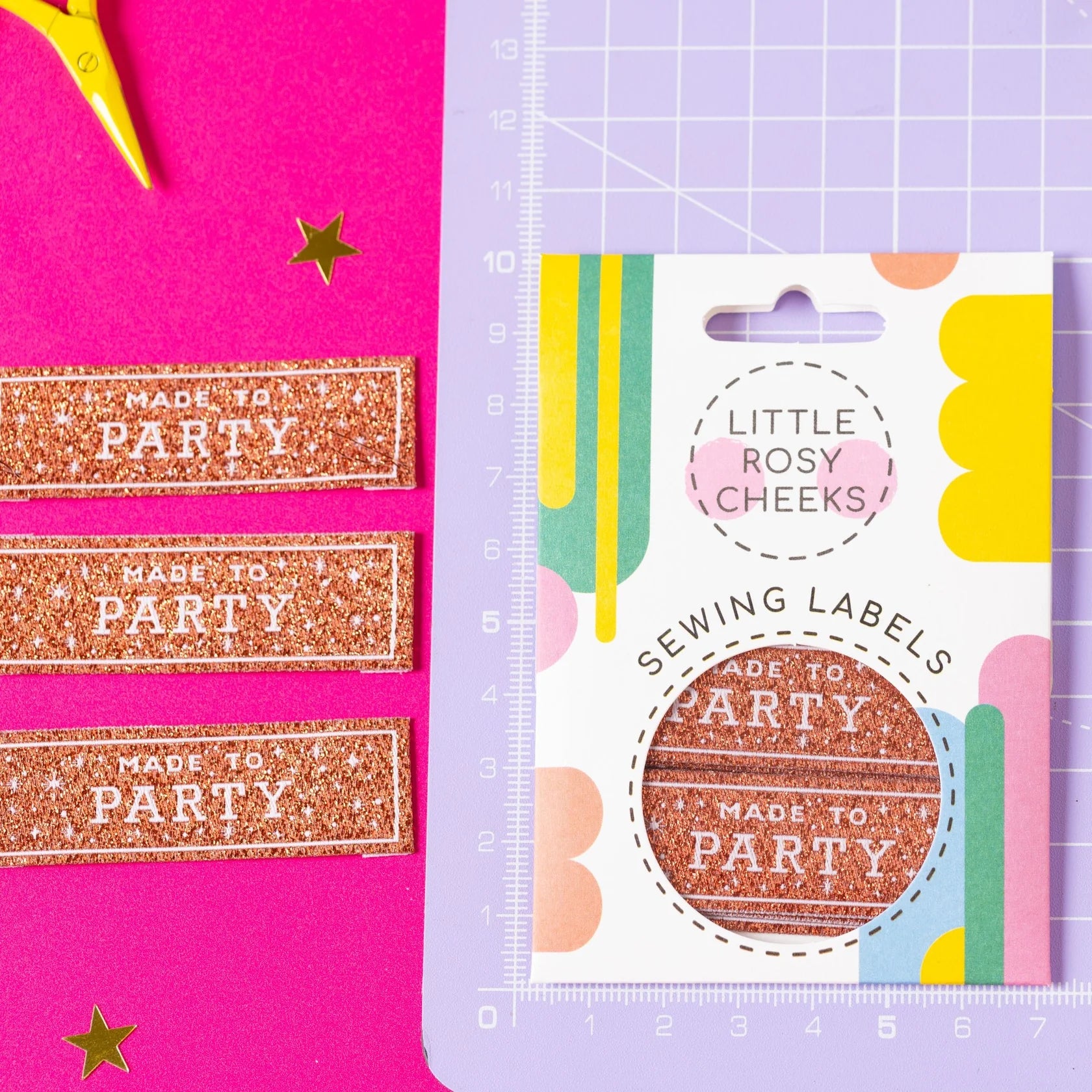 Made To Party Woven Labels By Little Rosy Cheeks