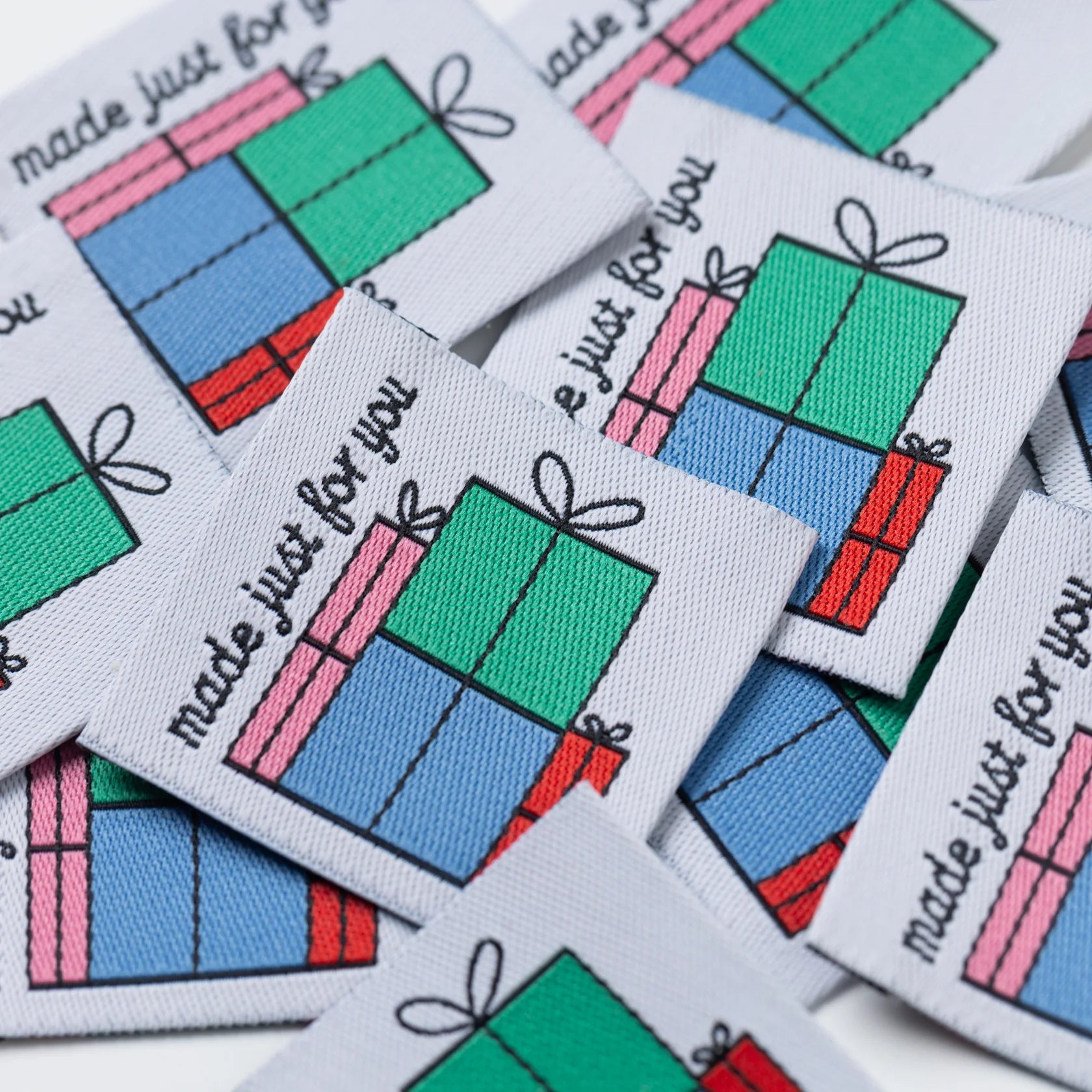 Just For You Woven Labels By Little Rosy Cheeks