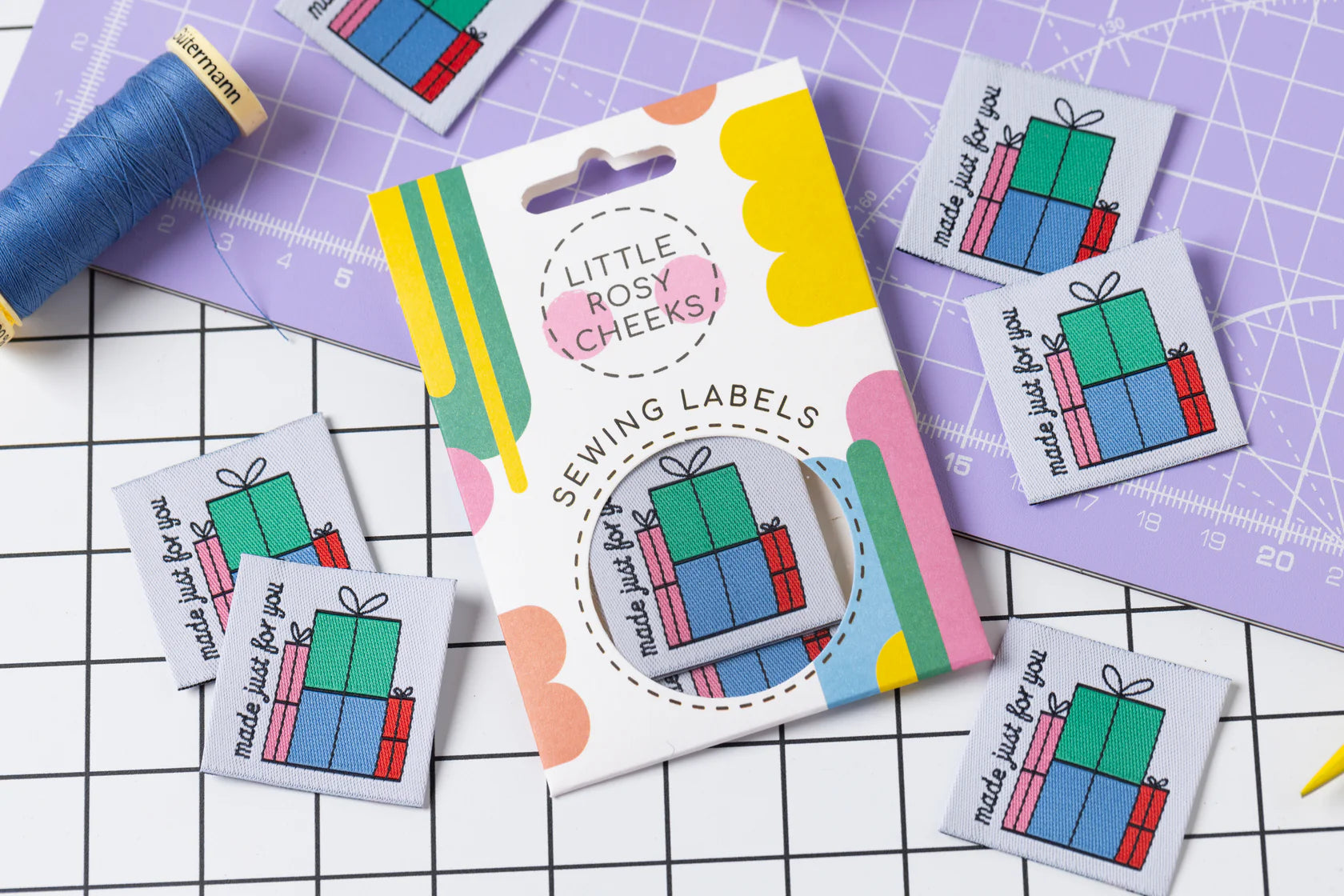 Just For You Woven Labels By Little Rosy Cheeks