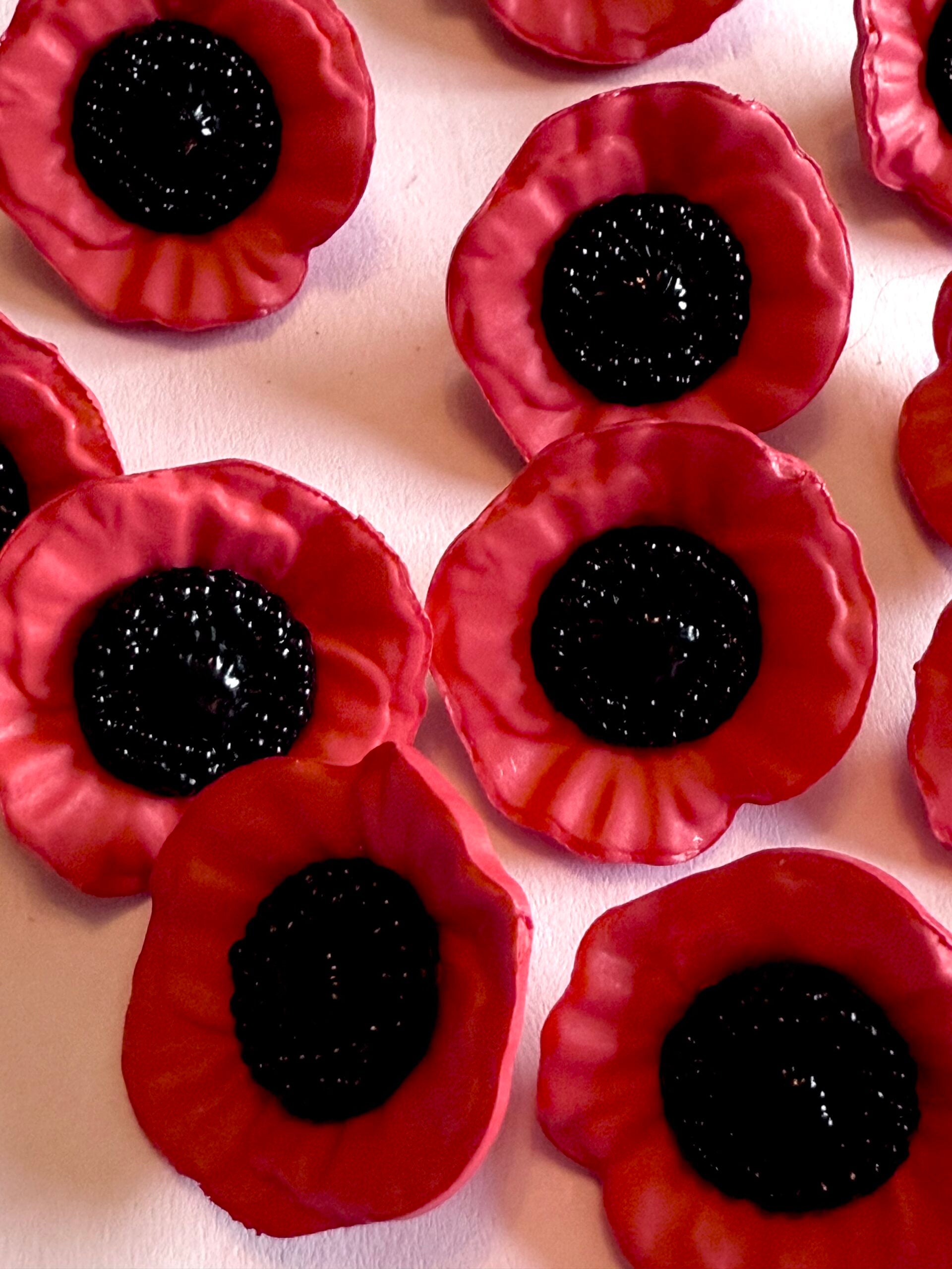 Poppy Shank Buttons