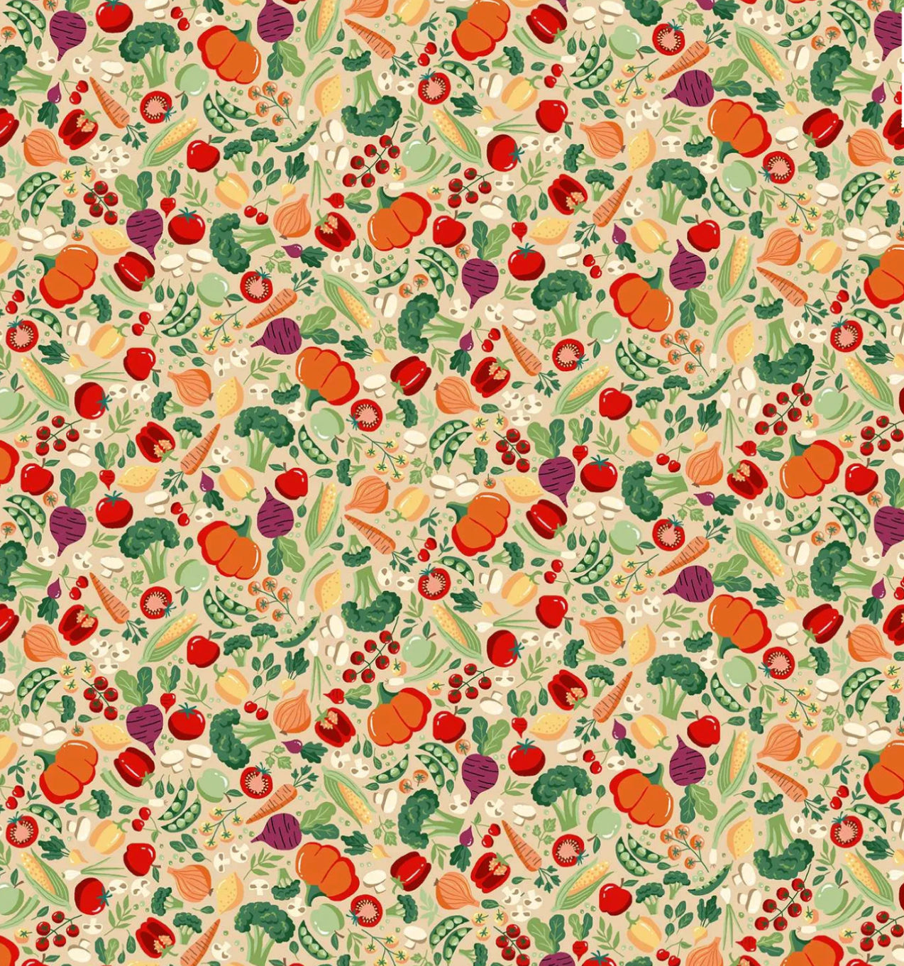 Fun On The Farm Market Cream 066/Q By Makower UK