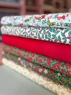 Liberty Quilting Cotton - Festive Greetings - Festive Village 430A