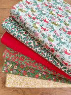 Liberty Festive Greetings Quilting Cotton - 5 Fat Quarter Bundle