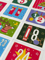 Merry Christmas -  Advent Calendar Panel 2486 By Makower UK
