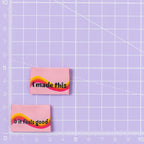 It Feels Good Woven Labels By Little Rosy Cheeks