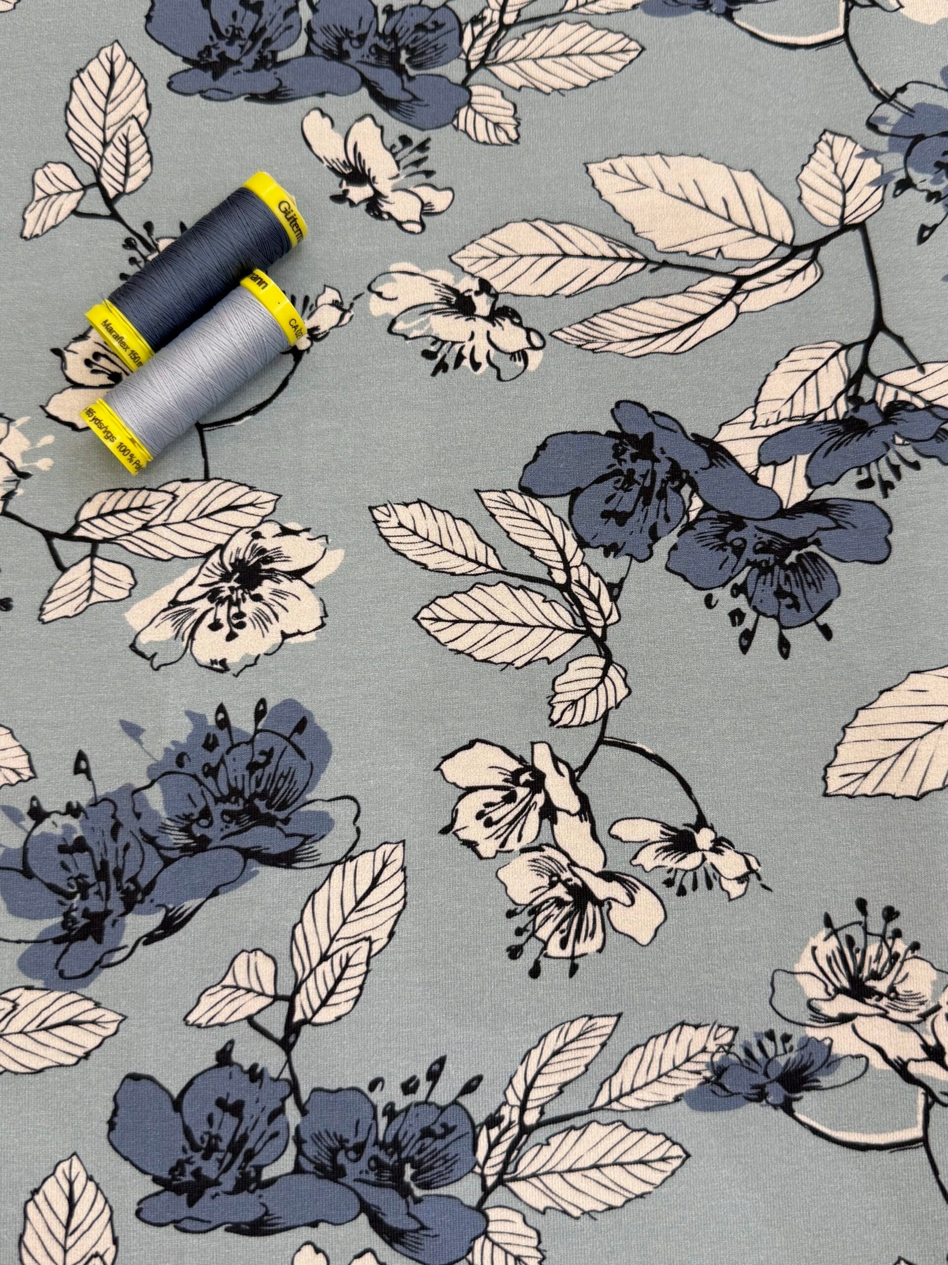 Sakura Cotton Jersey By Stof Of Denmark