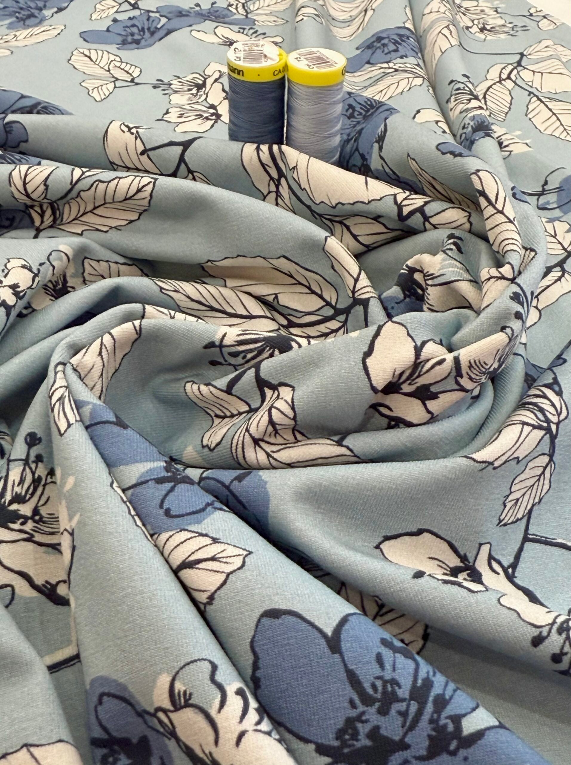 Sakura Cotton Jersey By Stof Of Denmark