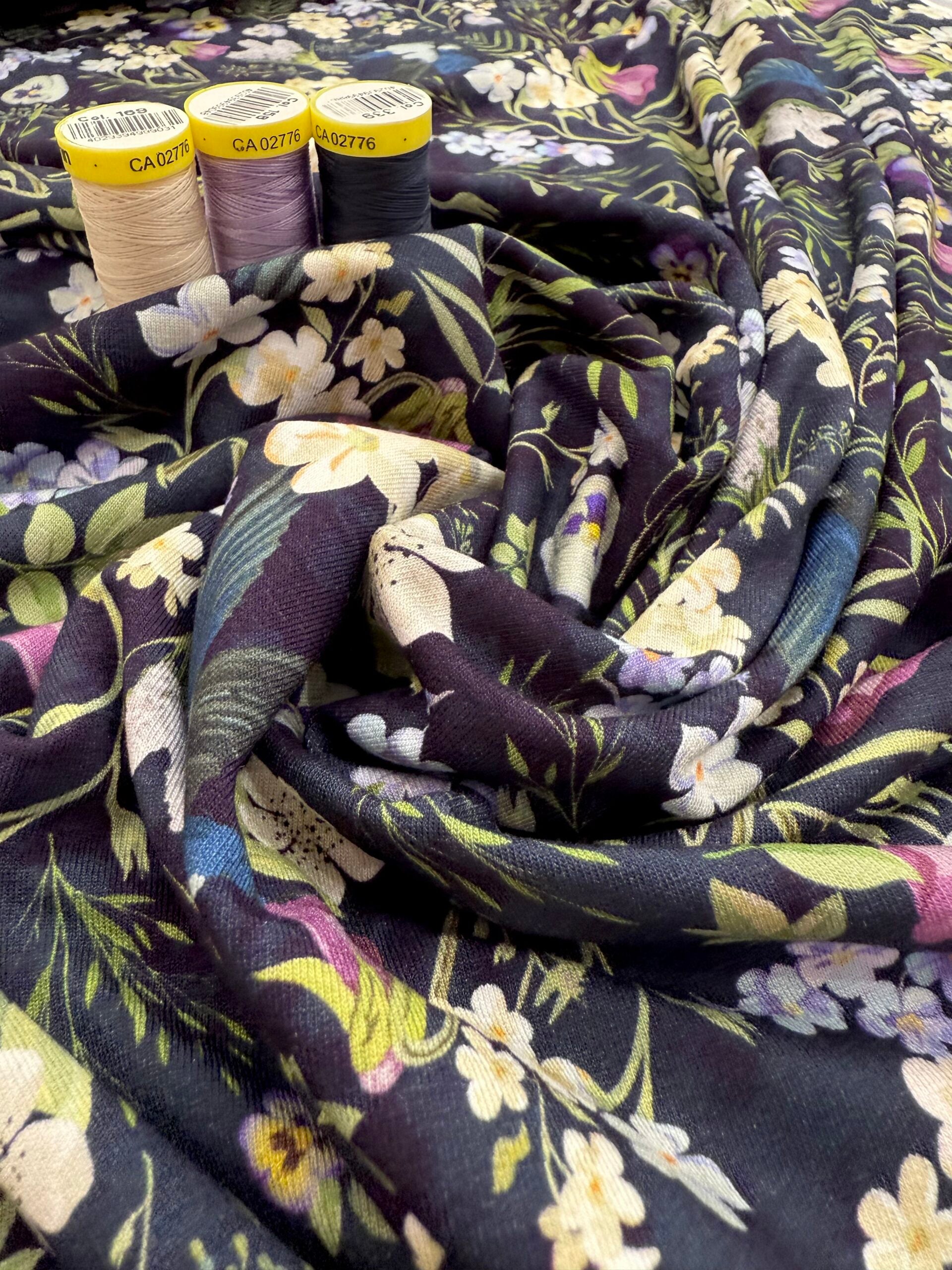 Pansy Viscose Jersey By Stof Of Denmark