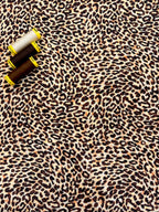 Leopard Cotton Jersey By Stof Of Denmark 1.15 Metre Remnant