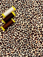 Leopard Cotton Jersey By Stof Of Denmark 1.15 Metre Remnant