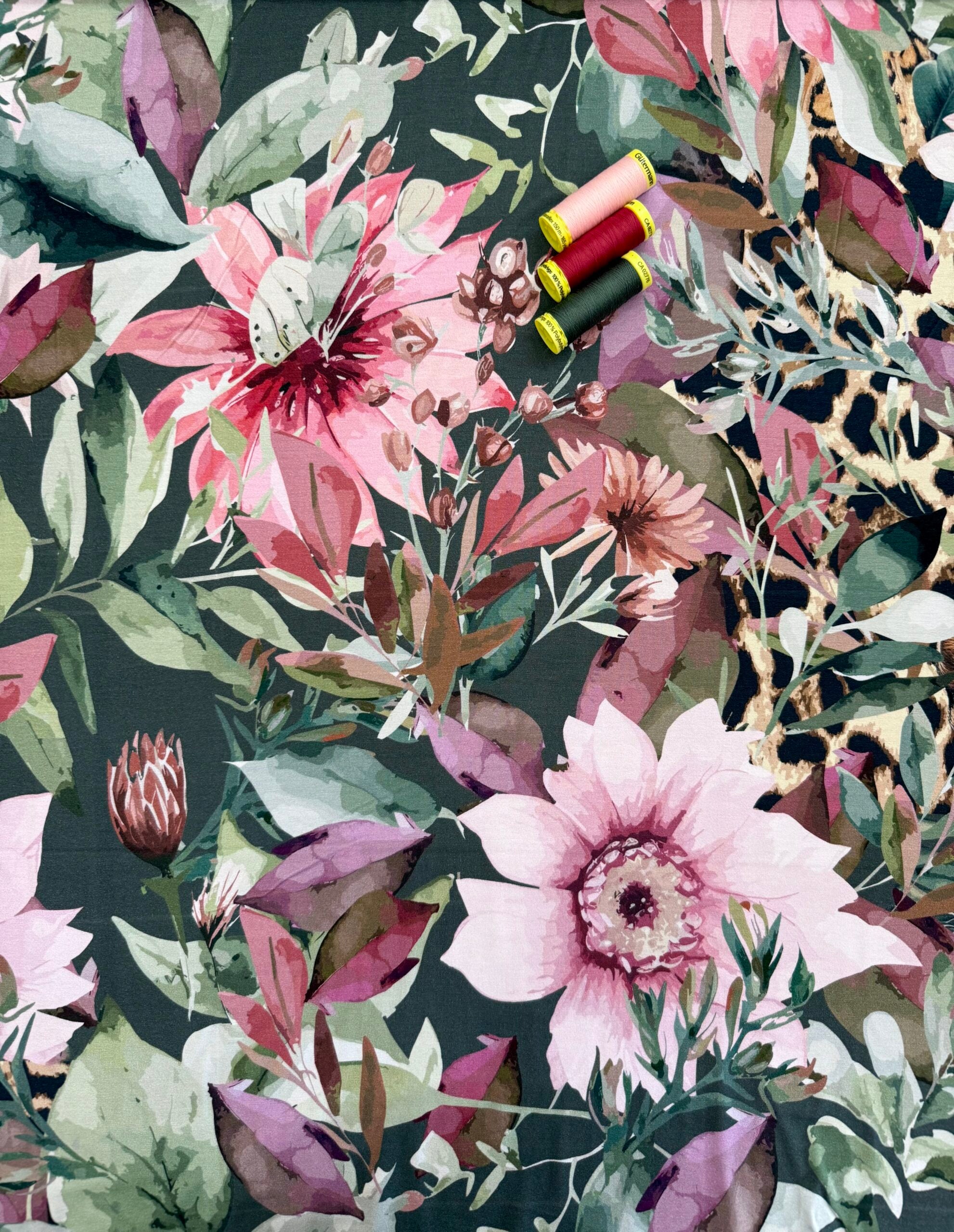 Jungle Eyes Viscose Jersey By Stof Of Denmark