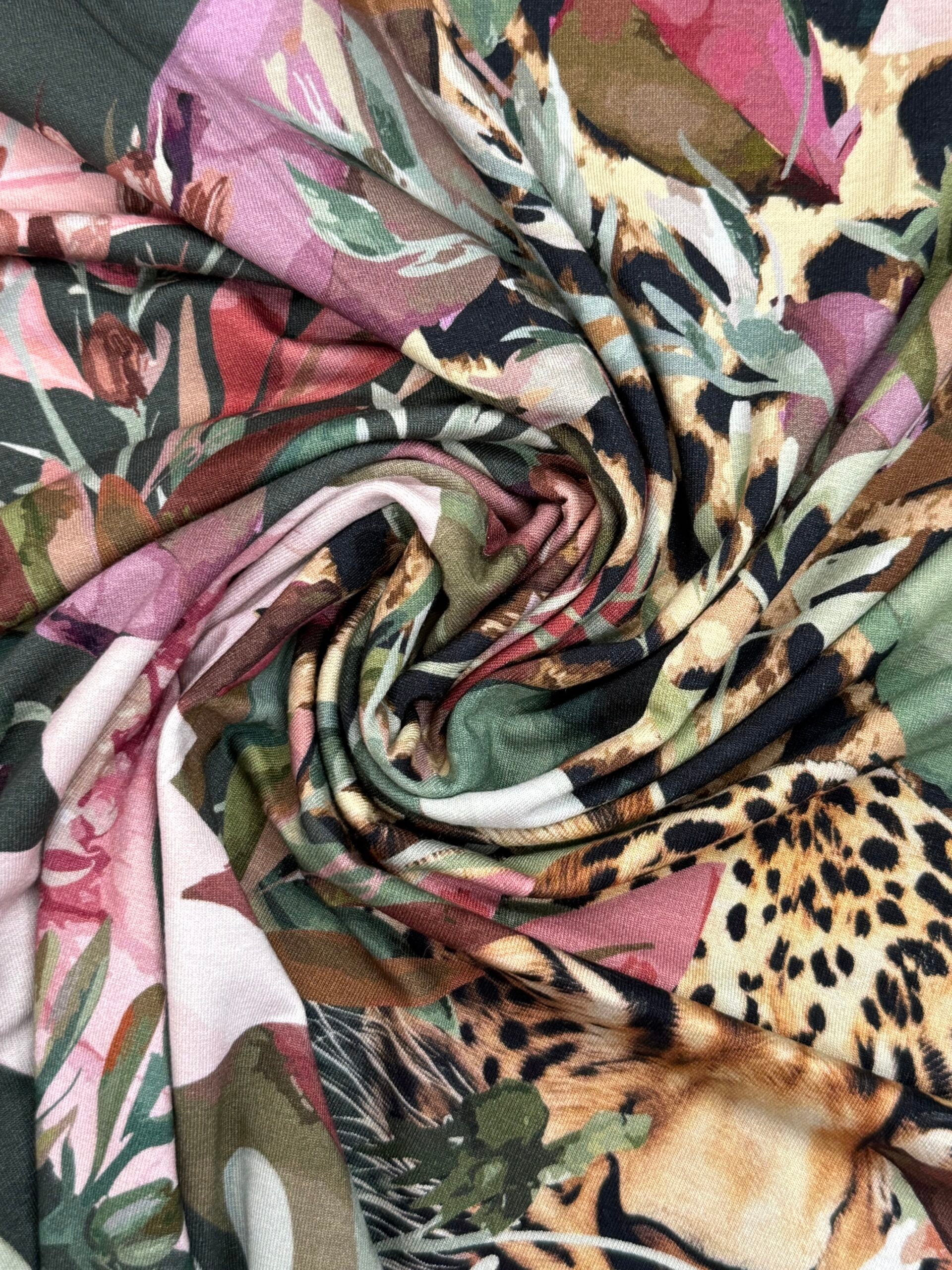 Jungle Eyes Viscose Jersey By Stof Of Denmark