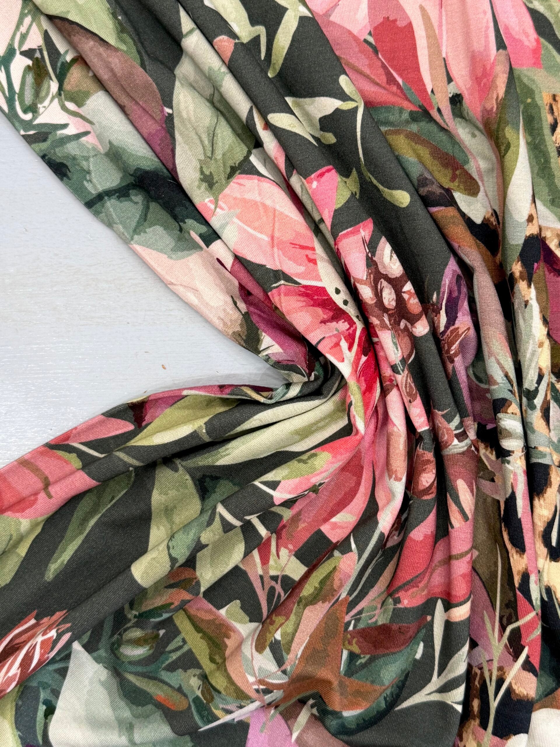 Jungle Eyes Viscose Jersey By Stof Of Denmark