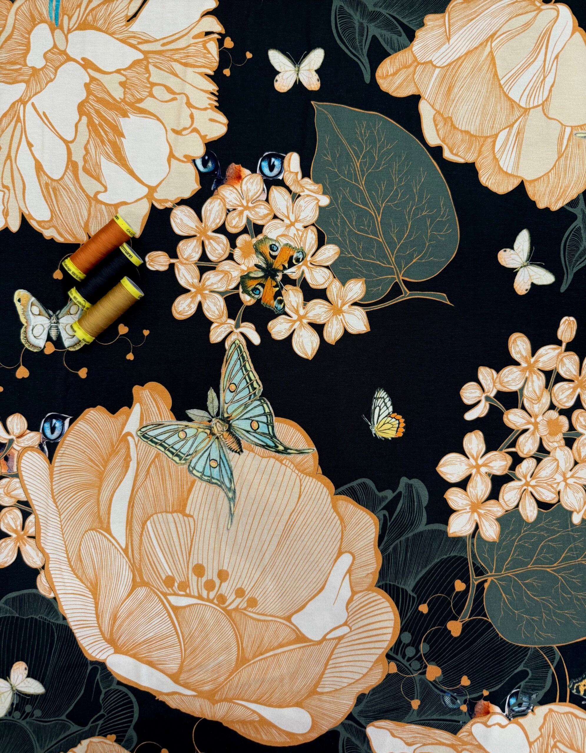 Cats Eye Viscose Jersey By Stof Of Denmark