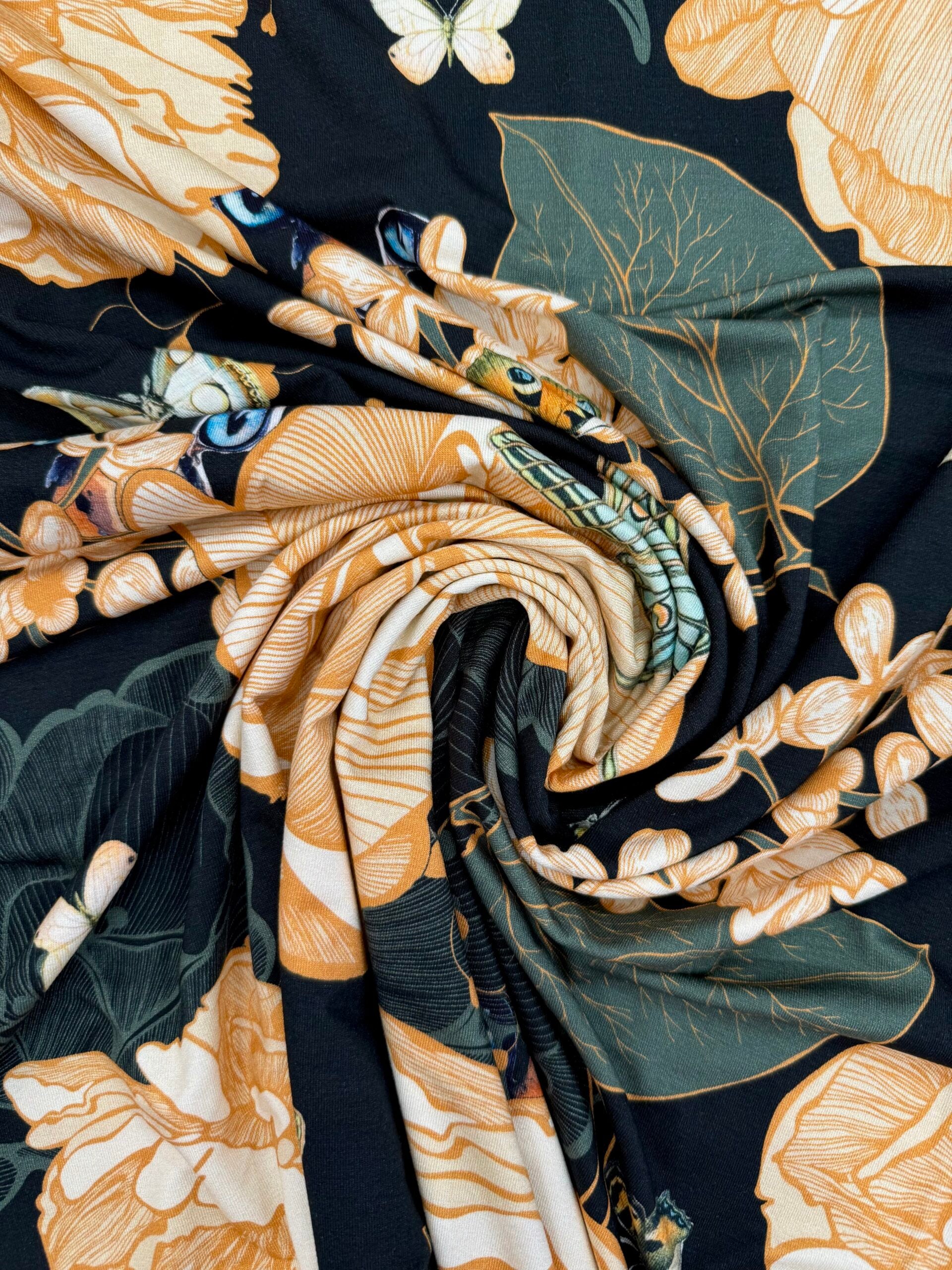 Cats Eye Viscose Jersey By Stof Of Denmark