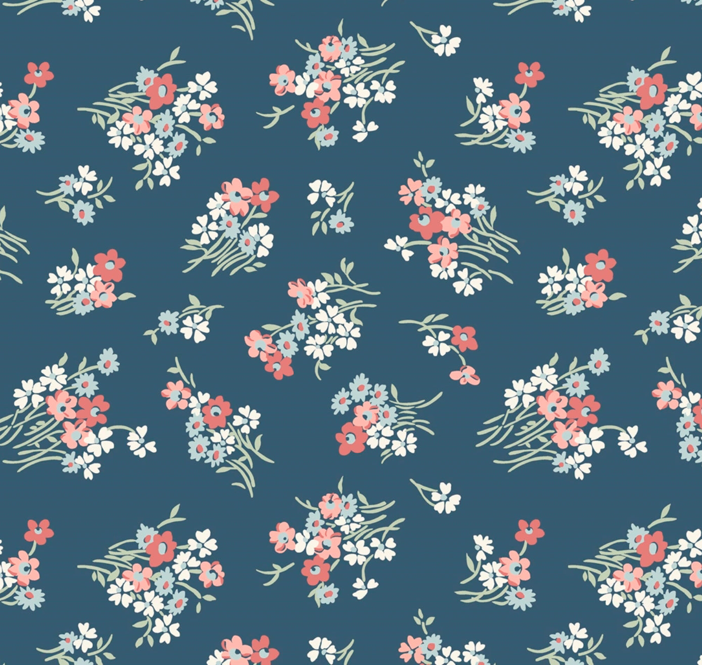 Liberty Quilting Cotton Botanist’s Walk - Joanne’s Bouquet