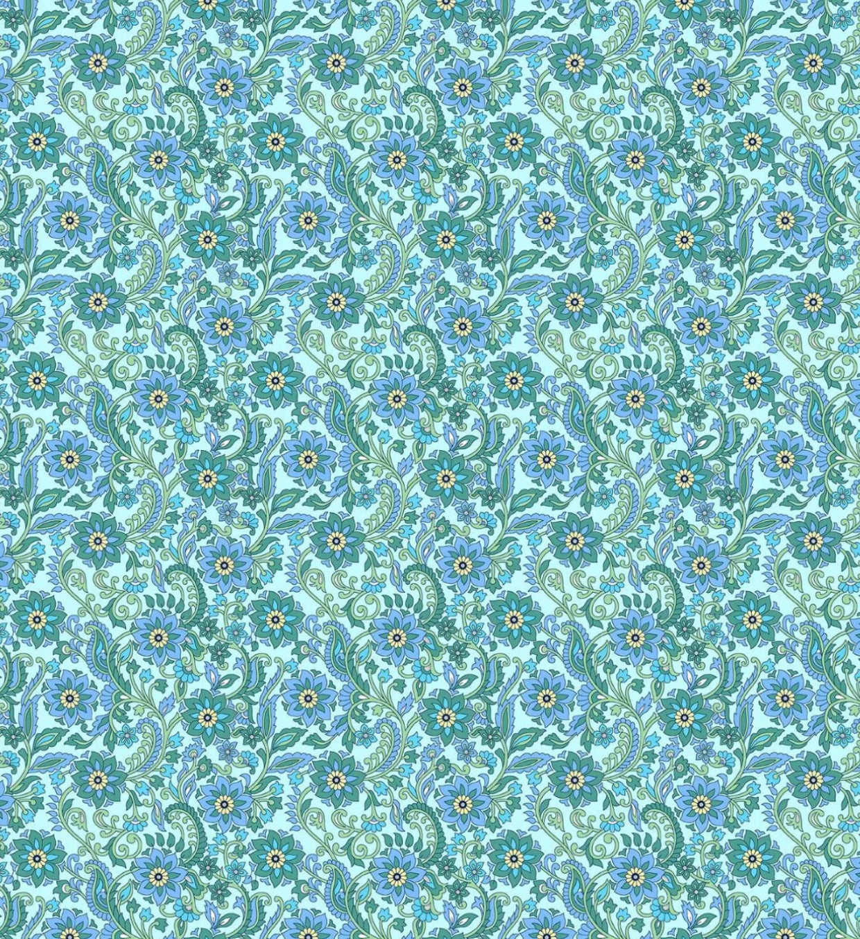 Thousand Steps Anenome Seafoam 2/1275T Makower UK