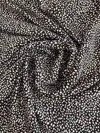 Black With White Dots Silky