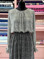 White With Black Dots Silky